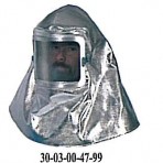 Aluminized Hood (347 Series) 7″ x 11″ Clear Visor with Metal Bracket