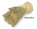 22oz PBI Blend Glove, 22oz Kevlar Cuff, Wool Lined with Felt Palm Patch